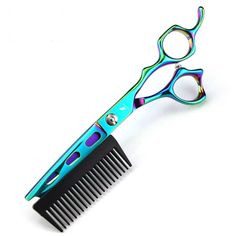 Professionelle Haarschere mit japanischem Kohlenstoffstahl – ergonomisch & präzi