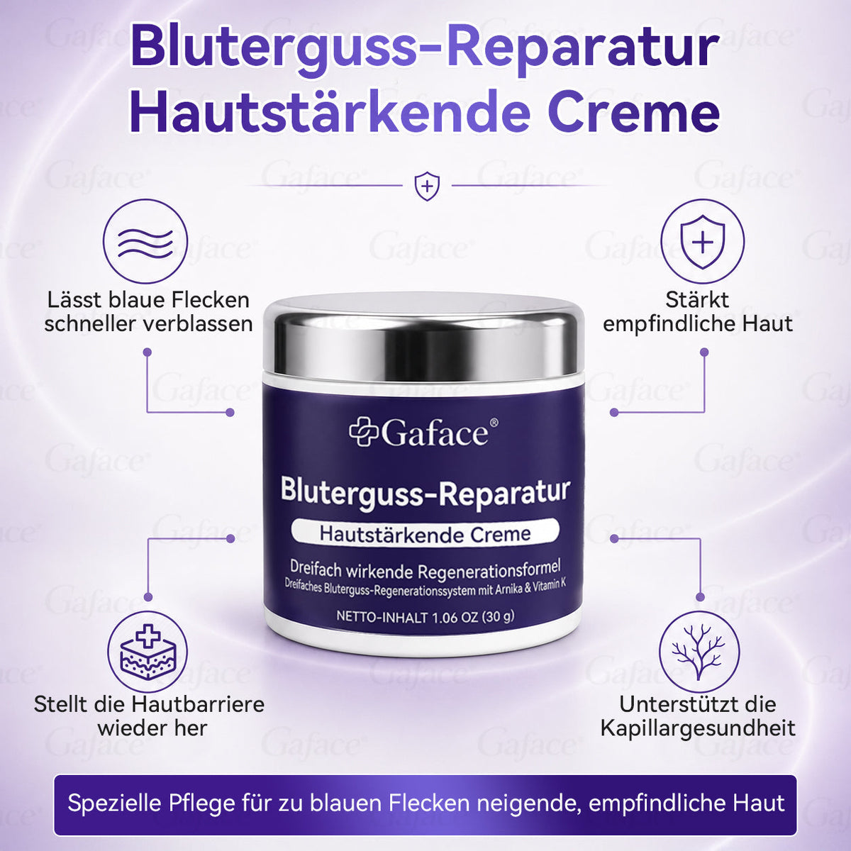 Vitamin K Creme mit Ringelblume für empfindliche & geschädigte Haut
