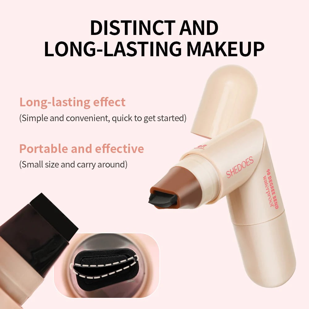 Doppelseitiger Eyeliner mit Wing Stempel für perfekten Cat Eye Look