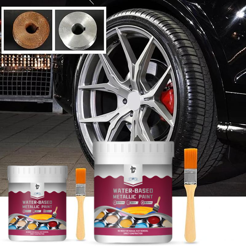 Rostschutzfarbe Metallic-Lack für Metall – 500g UV-beständig & wetterfest