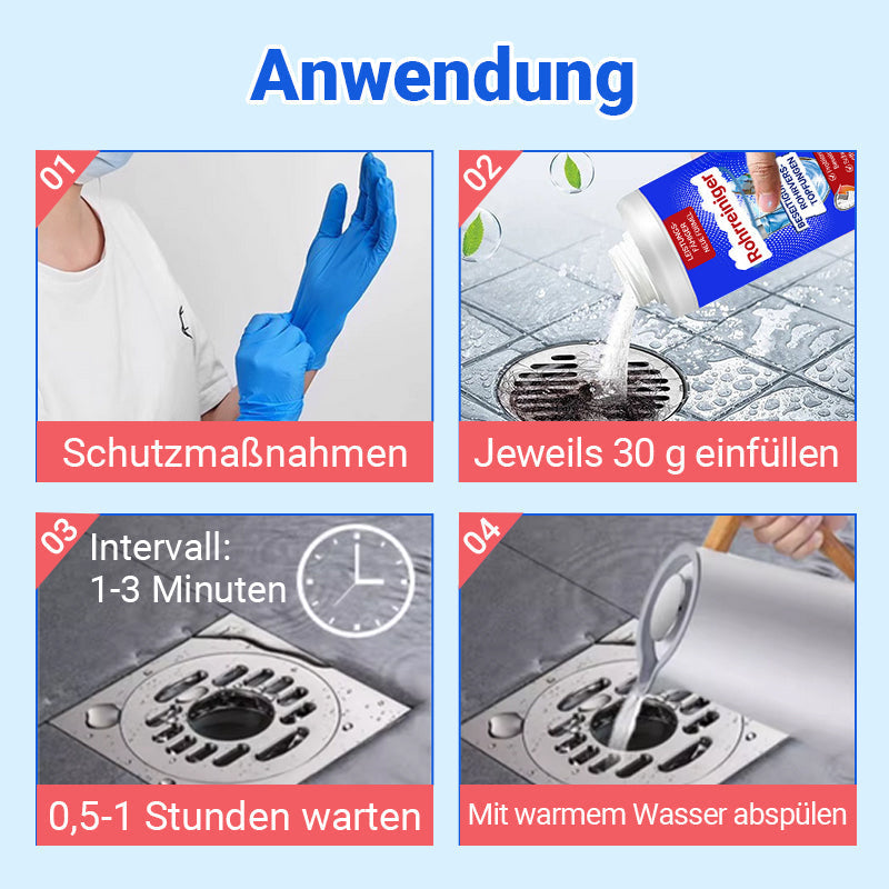 Rohrreiniger 100ml - Kraftvolle Abflussreinigung gegen Verstopfungen