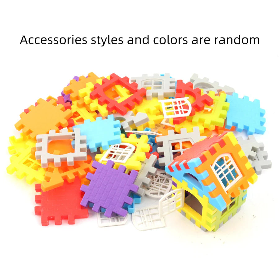 Montessori Bausteine Set - Kreatives Lernspielzeug für Kinder ab 3
