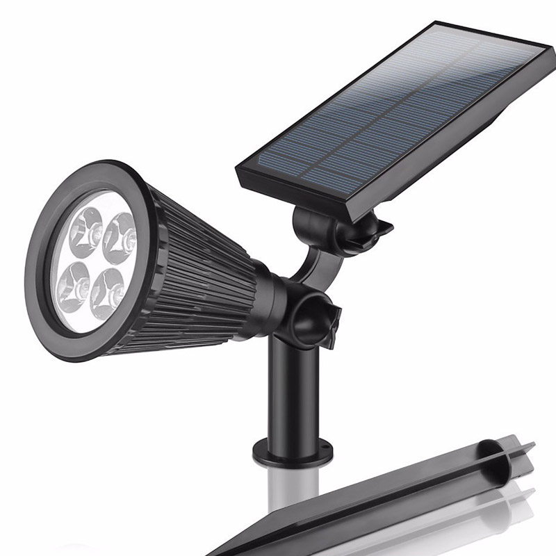 Solar LED Gartenstrahler - Wetterfeste Außenbeleuchtung ohne Stromkosten