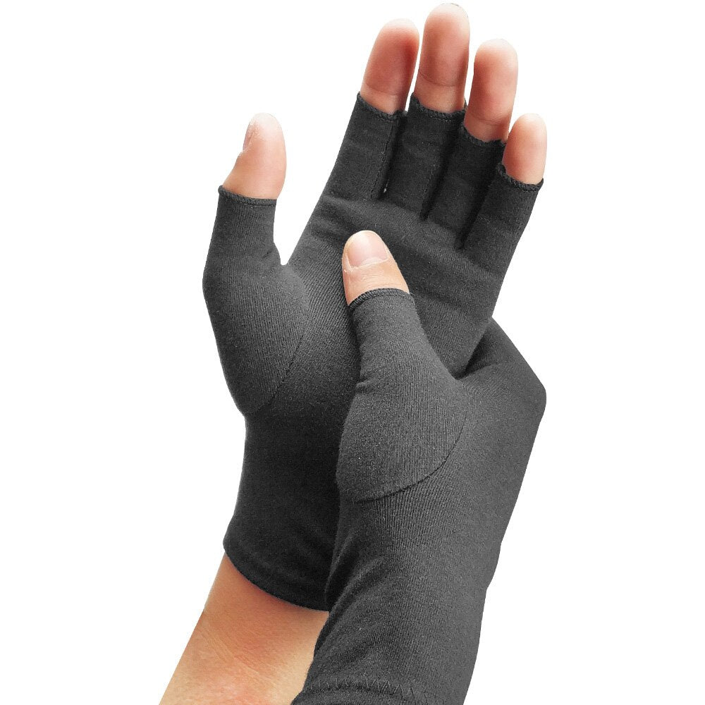 Kompressionshandschuhe mit offenen Fingerkuppen – Wärmend & Atmungsaktiv