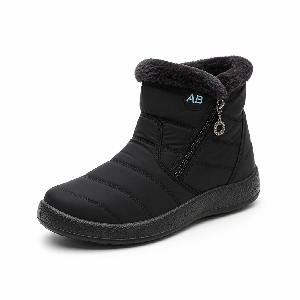 Gefütterte Winterstiefel – wasserabweisend und rutschfest