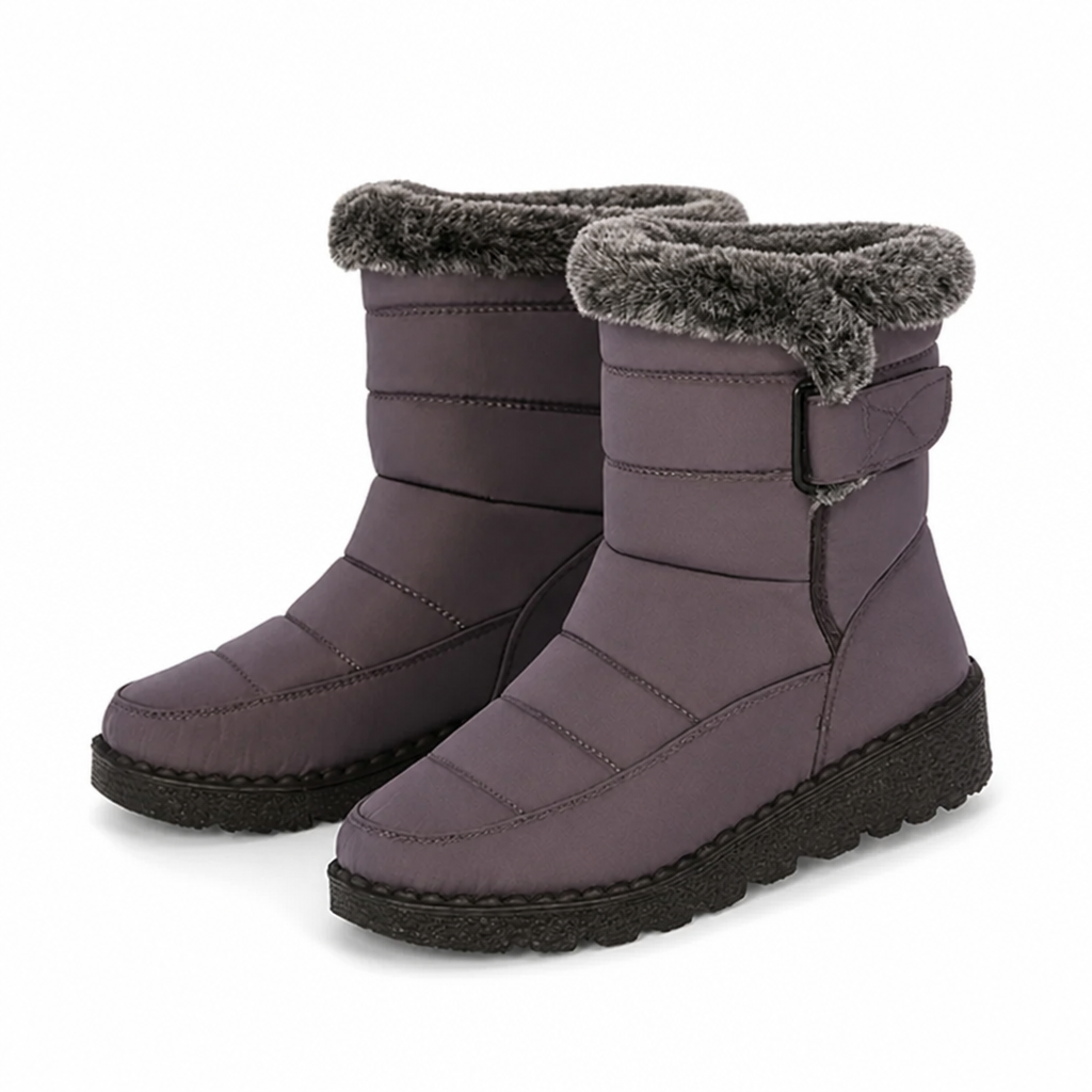 Gefütterte Winterstiefel Damen – wasserabweisend & rutschfest