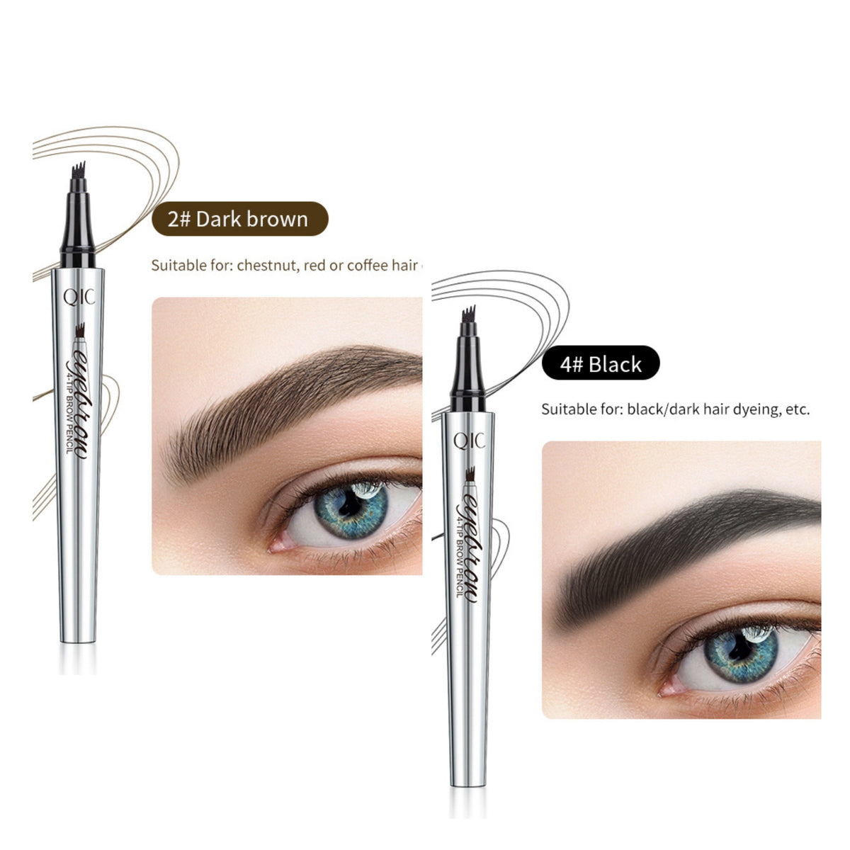 Wasserdichter Augenbrauenstift - Natürliche Augenbrauen Makeup