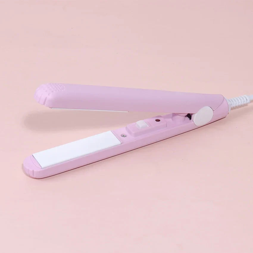 Mini Haarstyler 2in1 Glätteisen Lockenstab Keramik Reise Haarglätter