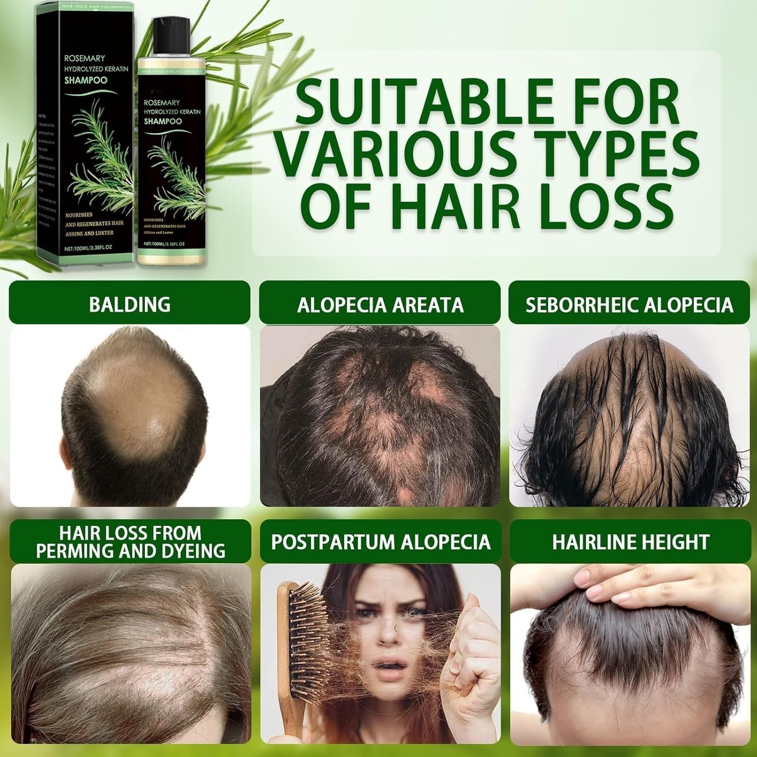 Haarserum mit Rosmarin und Keratin für mehr Volumen und Haarwachstum