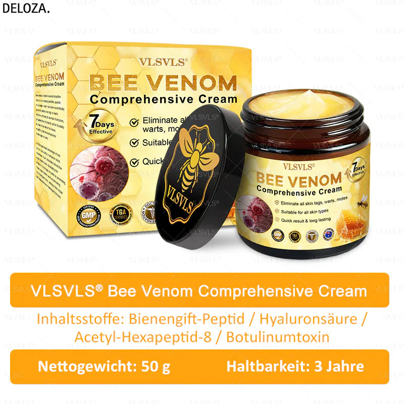 Anti-Aging-Creme mit Bienengift Peptiden und Hyaluronsäure