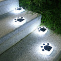 Solar LED Gartenlichter Pfoten Design - Wetterfest Automatisch 9h