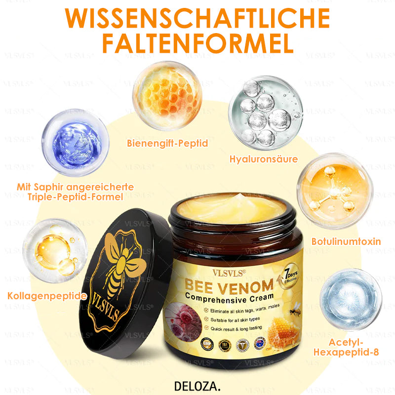 Anti-Aging-Creme mit Bienengift Peptiden und Hyaluronsäure