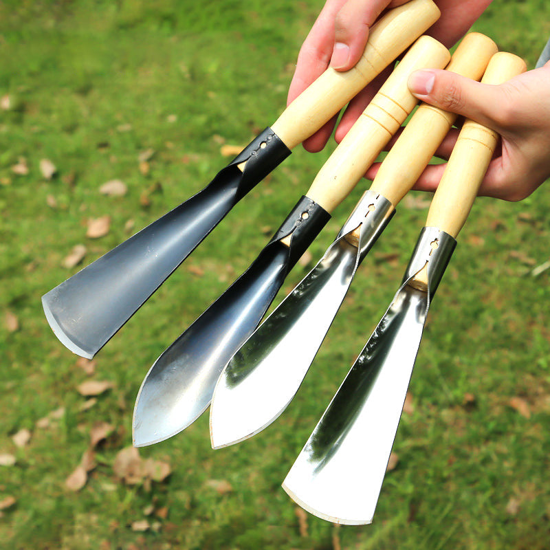 Gartenspaten Edelstahl - Ergonomische Handschaufel für präzises Graben