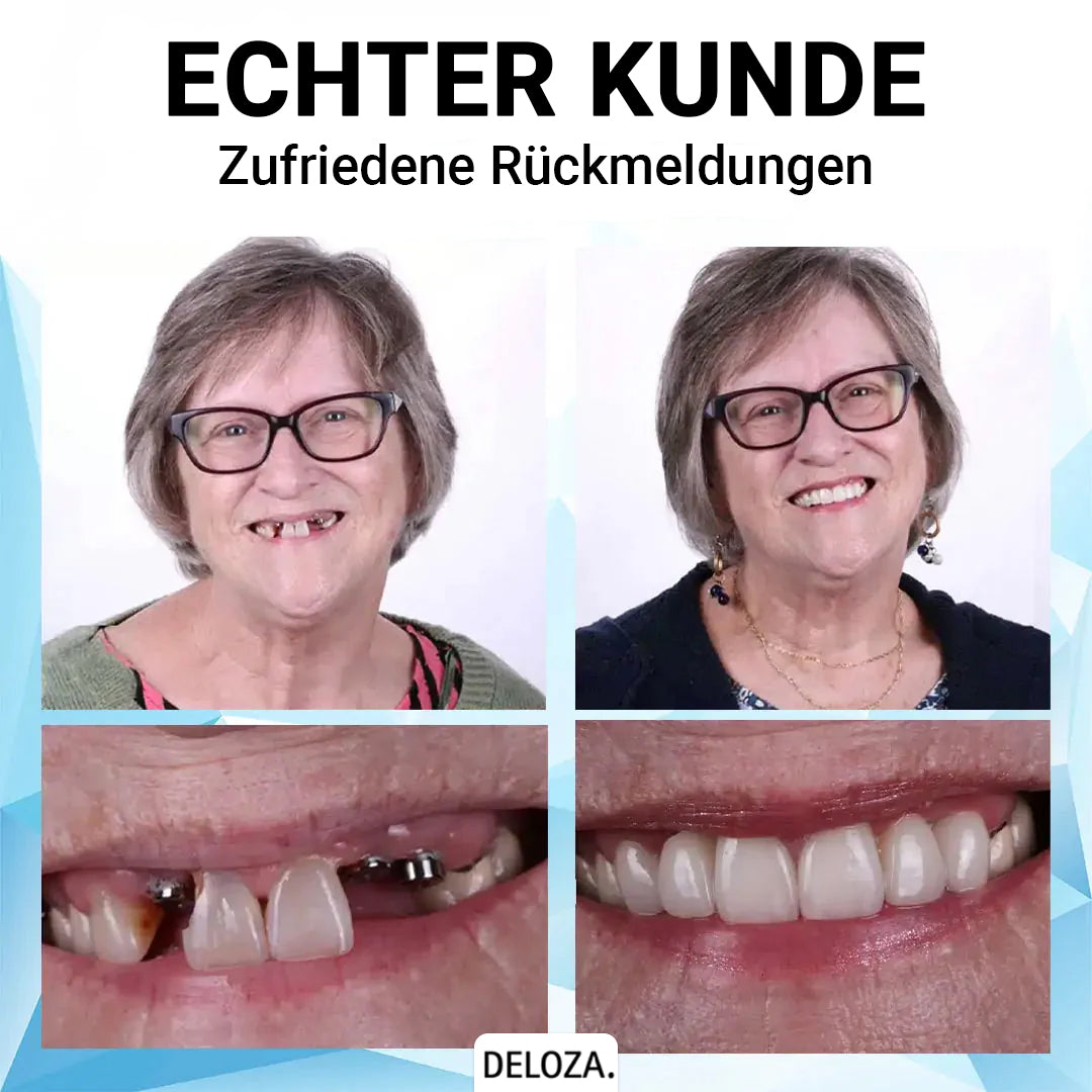 Flexibler Zahnersatz aus Silikon für natürliches Lächeln