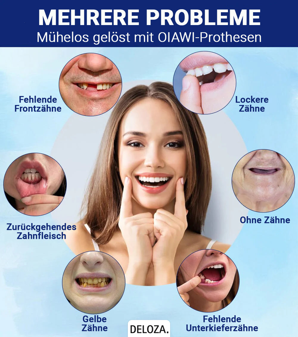Flexibler Zahnersatz aus Silikon für natürliches Lächeln