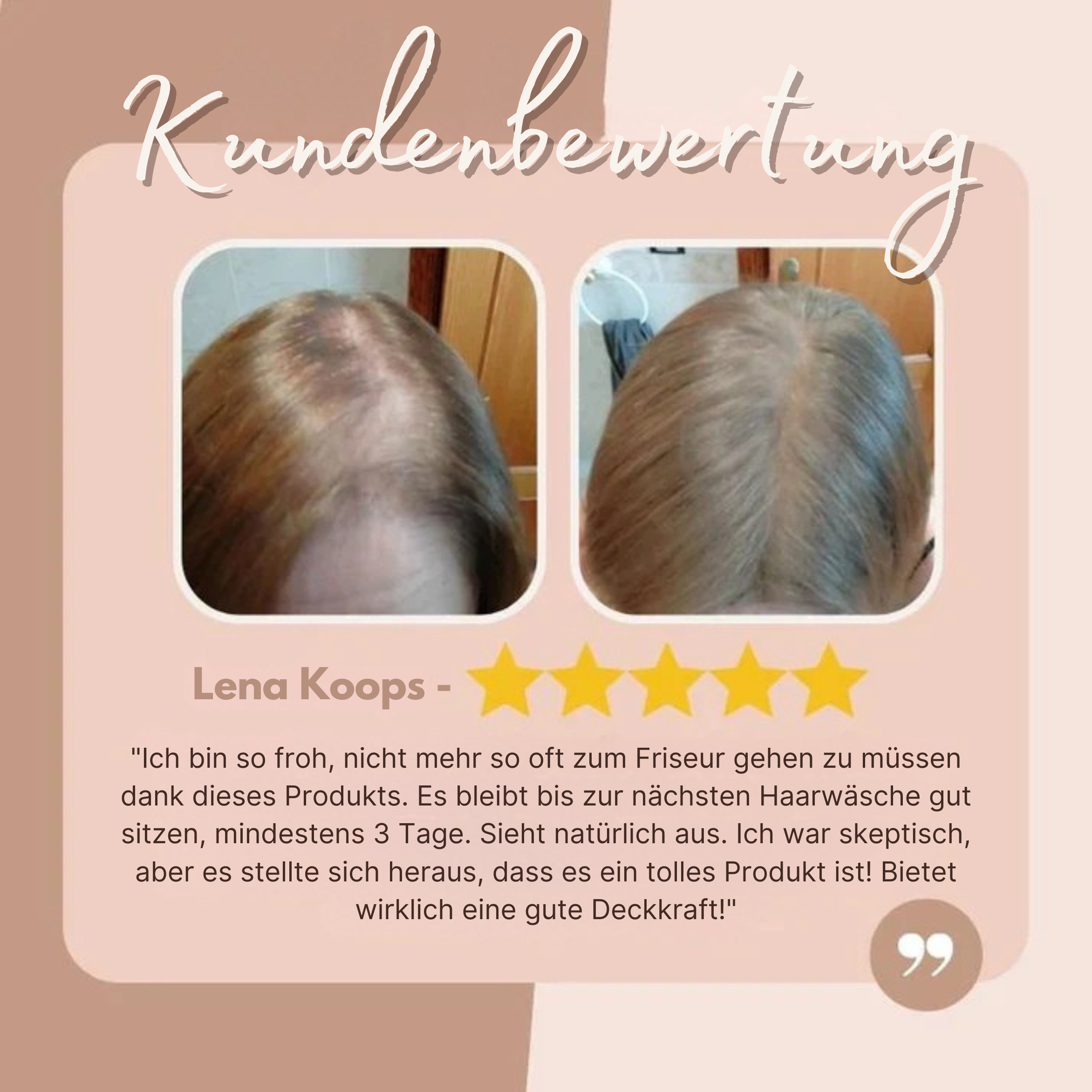 Haaransatz Puder - Natürliche Haarlinie Abdeckung für alle Haartypen