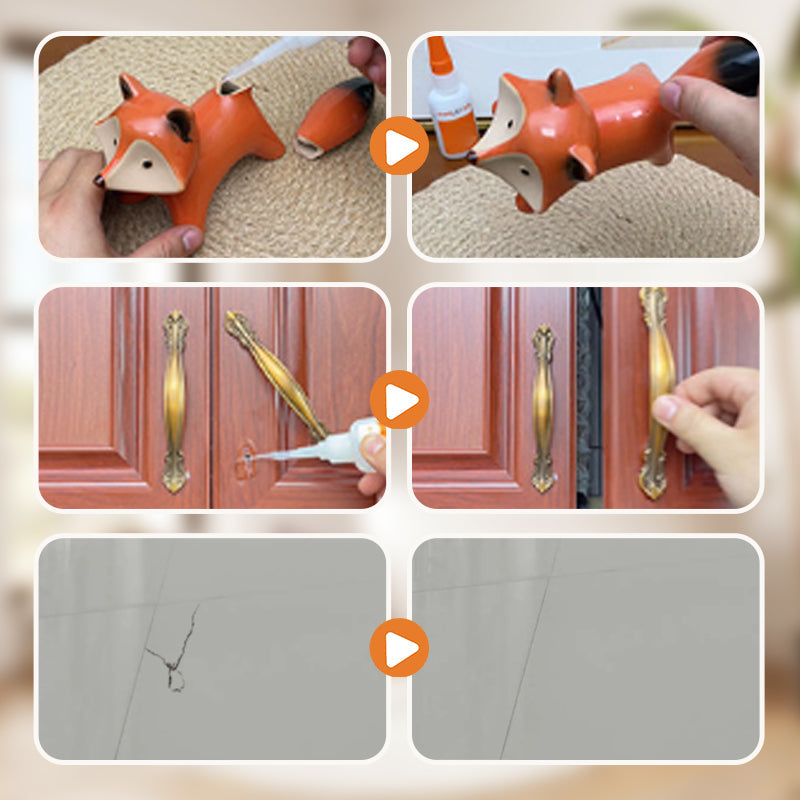 Präzisions-Sekundenkleber mit Dosierspitze – Holz, Metall, Keramik & Kunststoff