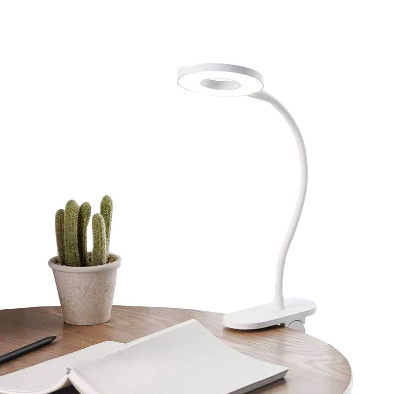 LED Ringlicht Schreibtischlampe – Flimmerfrei & Augenschonend mit Tischklemme