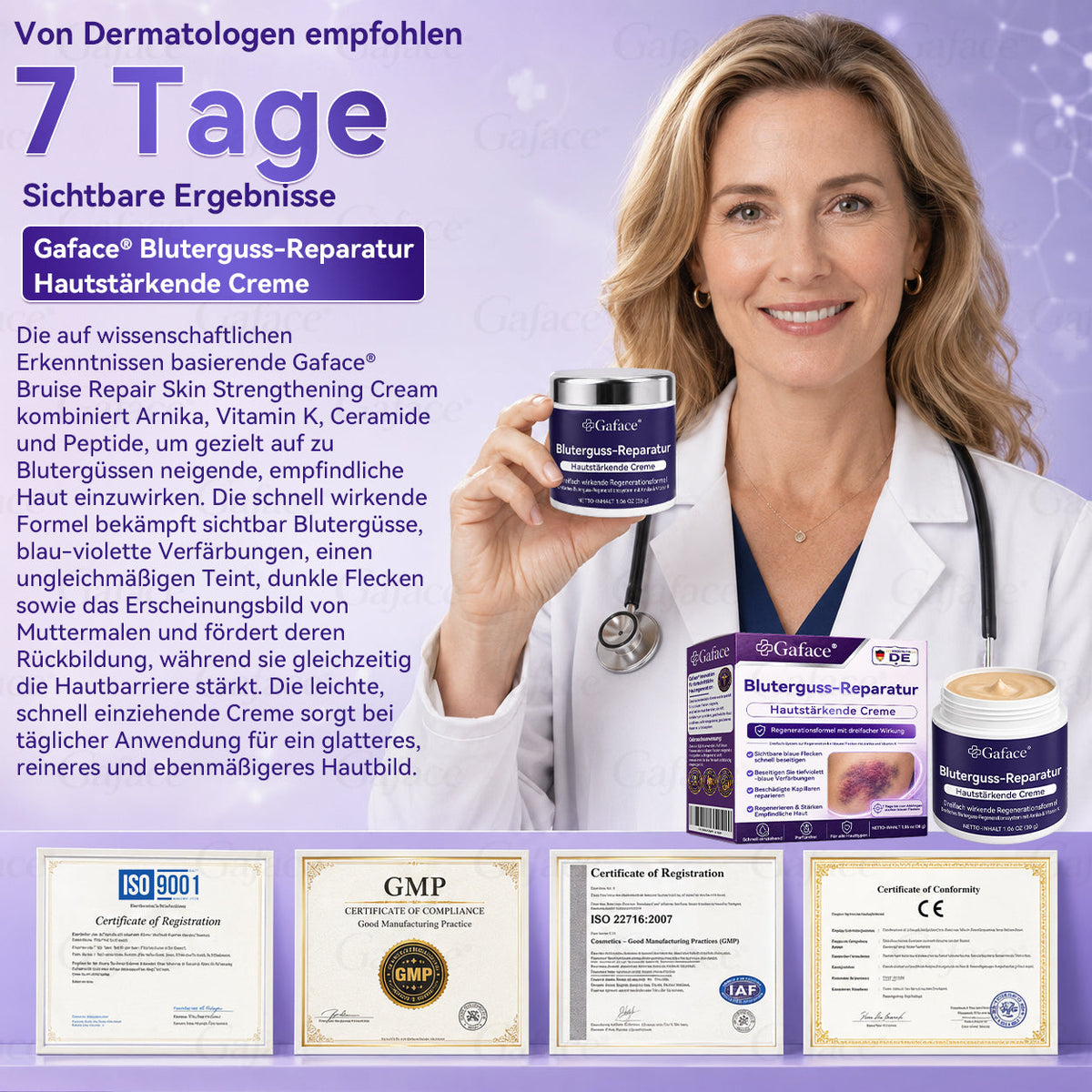 Vitamin K Creme mit Ringelblume für empfindliche & geschädigte Haut