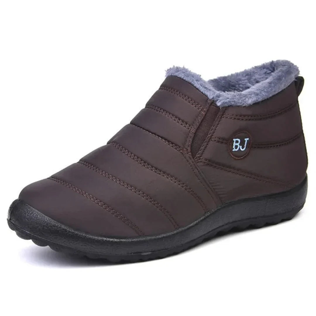 Damen Winterstiefel wasserabweisend mit Plüschfutter und Antirutschsohle