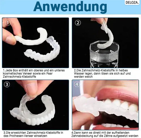Flexibler Zahnersatz aus Silikon für natürliches Lächeln