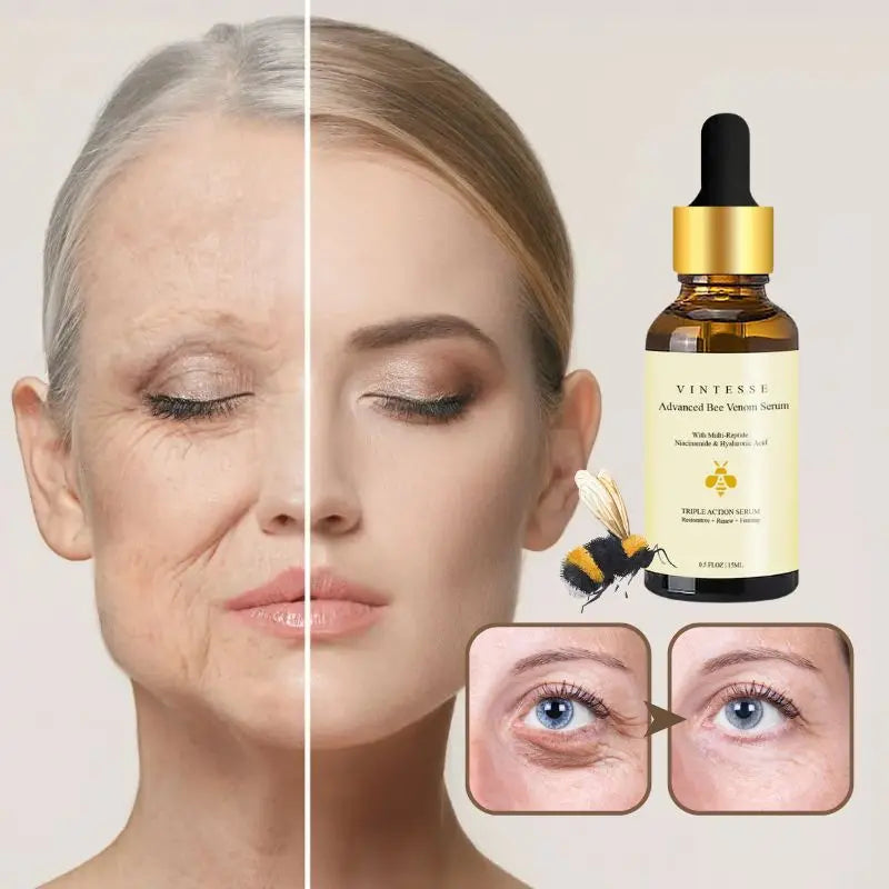 Bienengift-Serum mit Melittin-Peptid für straffere Haut – 2er-Set