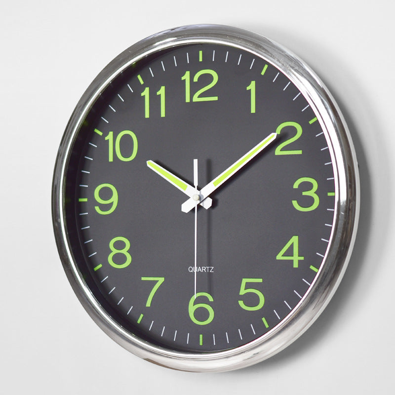 LED Wanduhr mit Beleuchtung – moderne Uhr für Wohnzimmer