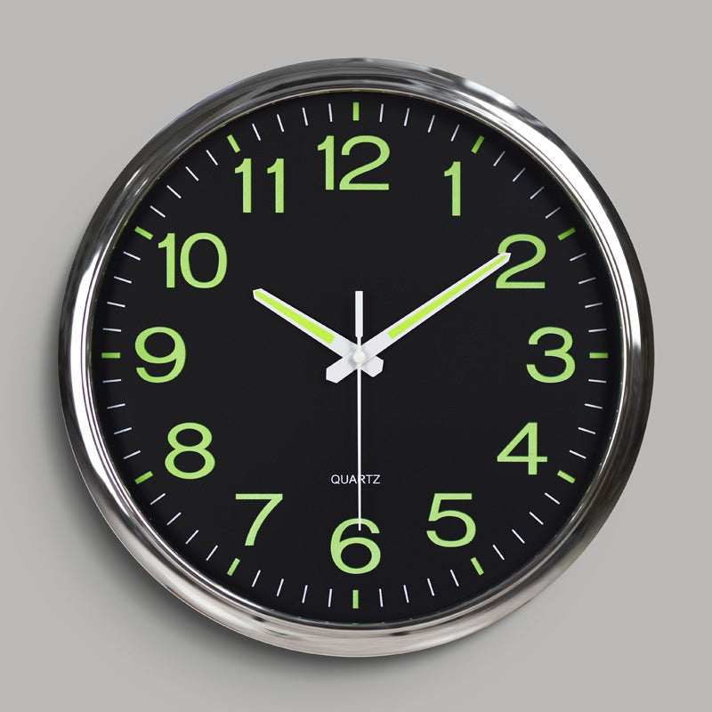 LED Wanduhr mit Beleuchtung – moderne Uhr für Wohnzimmer