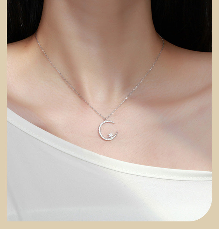 Sterne Mond Schmuck Set - Eleganter Glitzer Schmuck für Damen