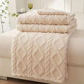Flauschige Fleece-Decke mit 3D-Design – weich und wärmend