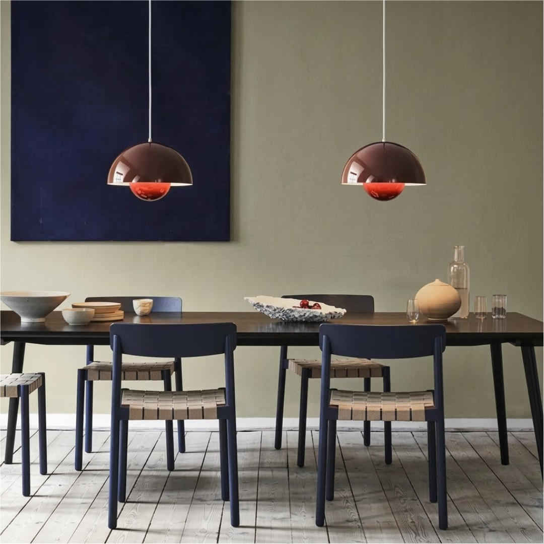 Pendelleuchte mit Pflanzgefäß – LED-Hängeleuchte im Skandinavischen Stil