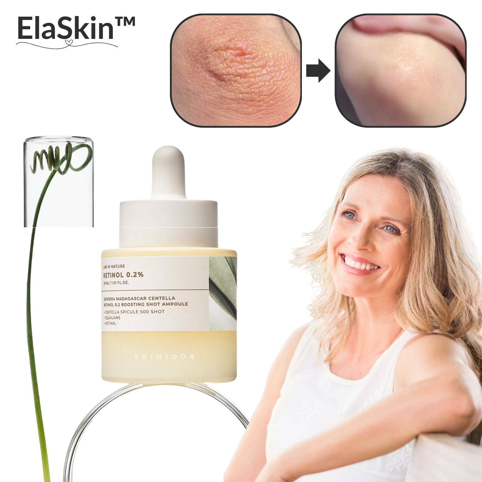 Retinol Ampulle mit Centella – Strafferes Hautbild & mehr Ausstrahlung