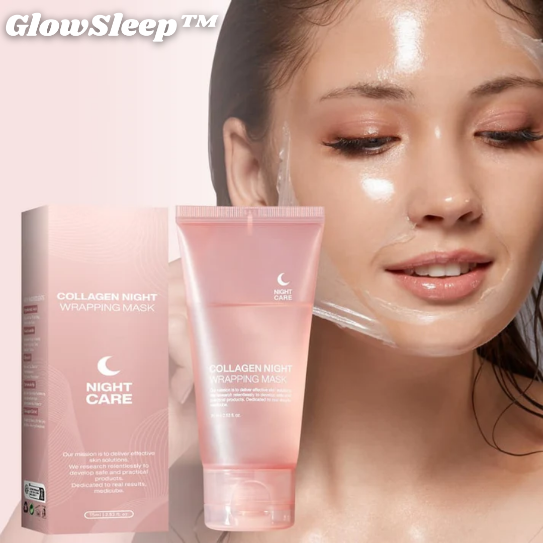 Hydrogel Nachtmaske mit Kollagen und Hyaluronsäure - Gesichtsmaske