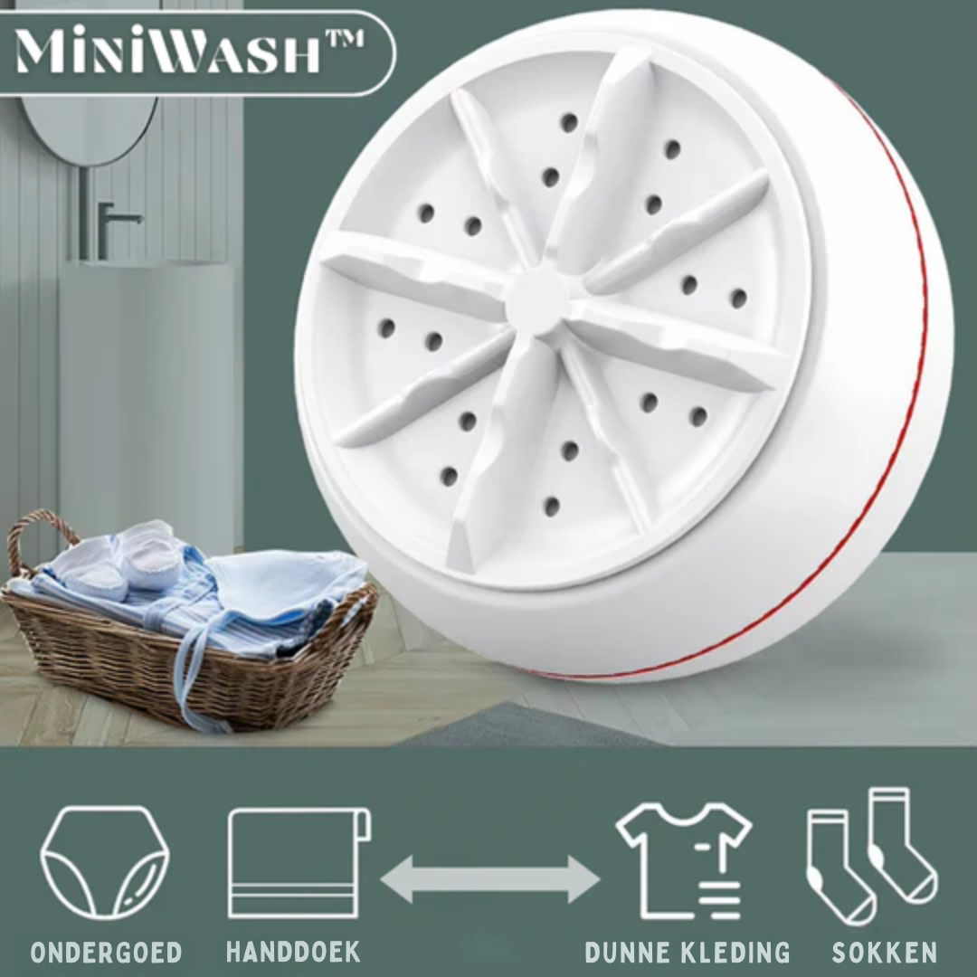 Mini Waschmaschine USB Ultraschall - Tragbar Reise Waschgerät