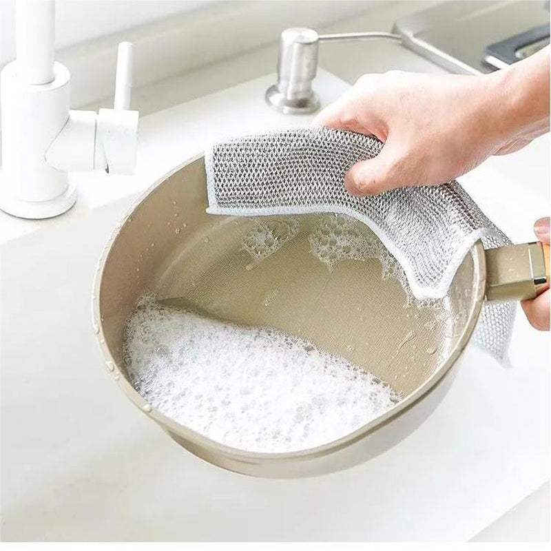 Drahttücher Kratzfrei - Küche & Grill Reinigungstücher Metalldraht
