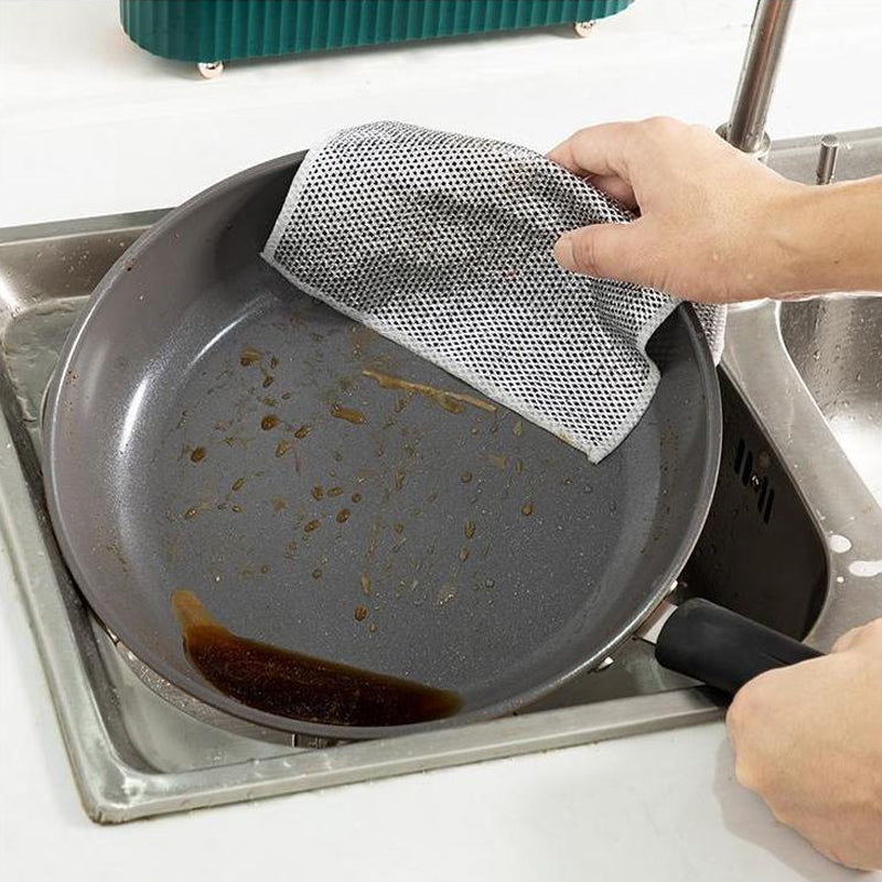 Drahttücher Kratzfrei - Küche & Grill Reinigungstücher Metalldraht