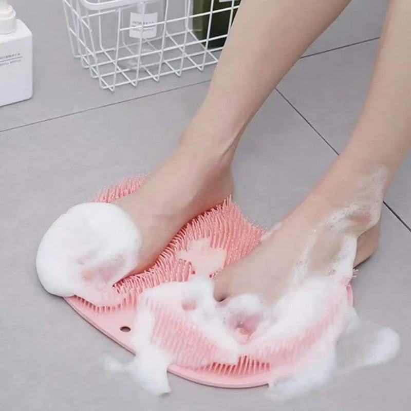 Silikon Fußreiniger Dusche - Massage Pad mit Saugnäpfen