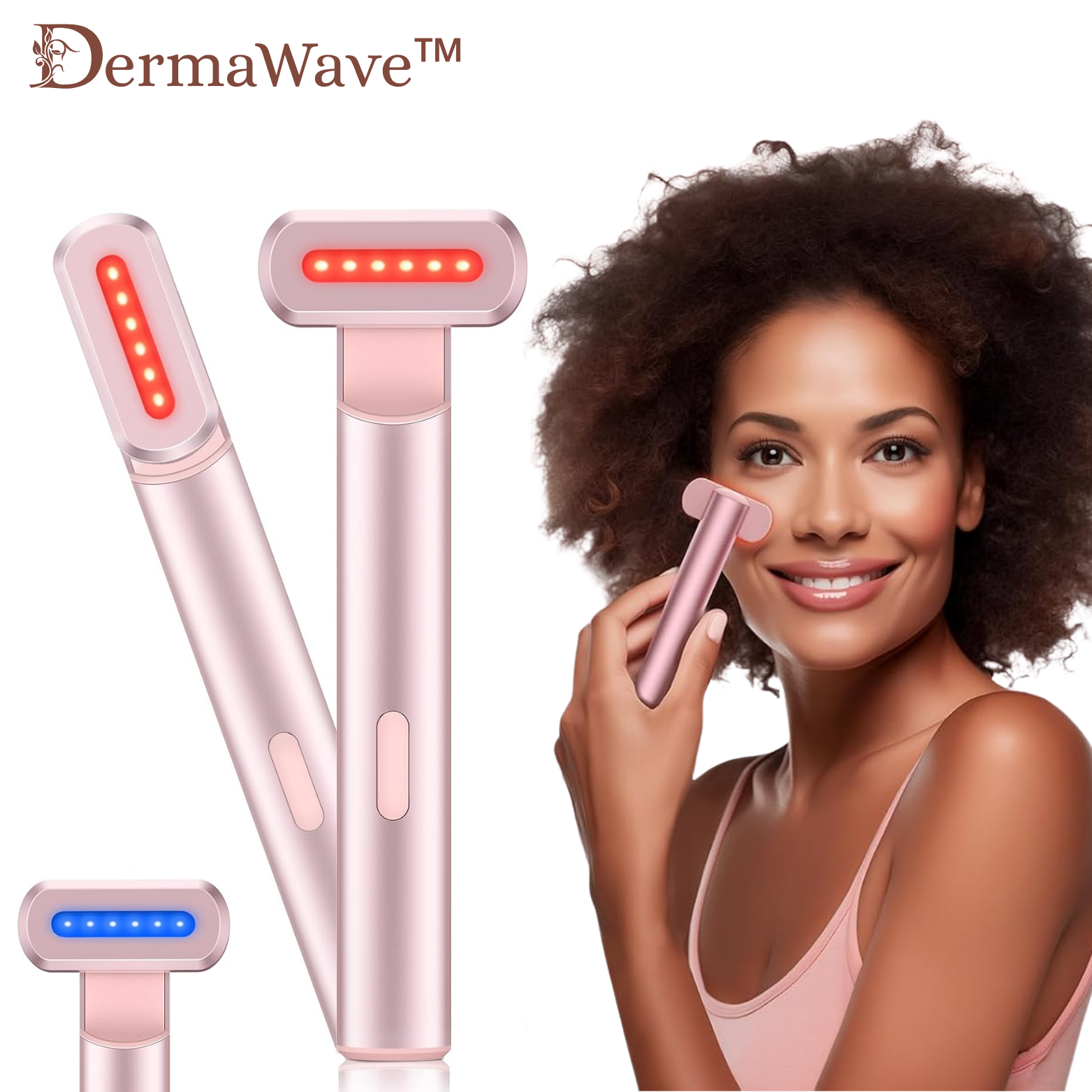 Lichttherapie Gerät für Gesichtspflege - 4-in-1 LED Hautpflege