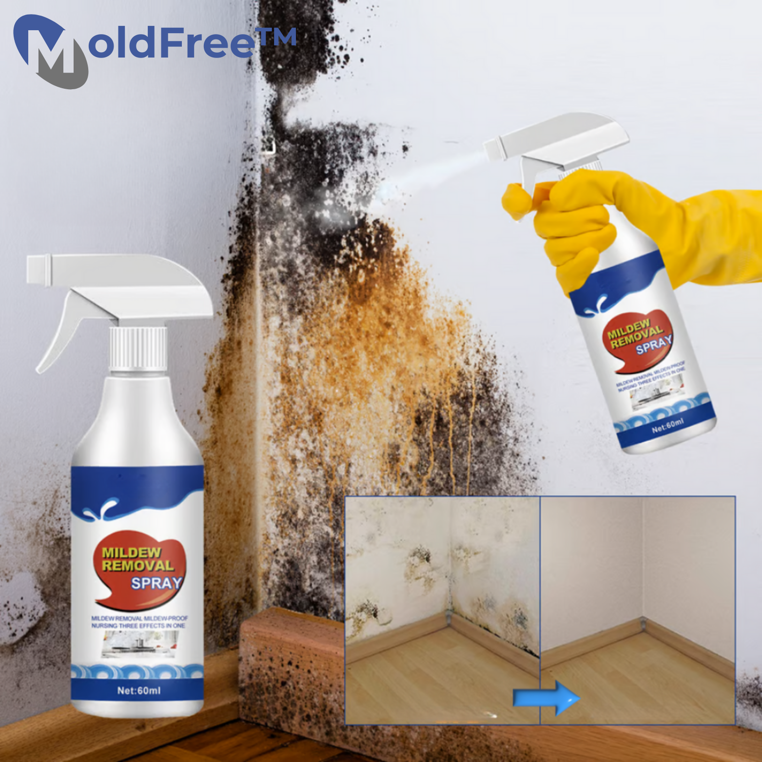 Schimmelentferner Spray – Schimmel & Mehltau schnell entfernen