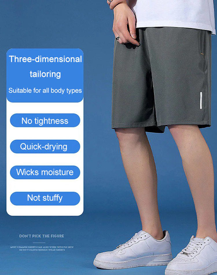 Ice Silk Shorts Unisex - Atmungsaktive Stretch Sportshorts