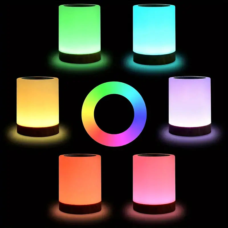 Dimmbares LED-Nachtlicht mit Farbwechsel für Schlafzimmer