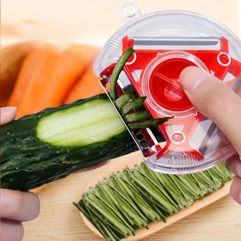 3-in-1 Gemüseschäler – Schälen, Raspeln & Julienne schneiden