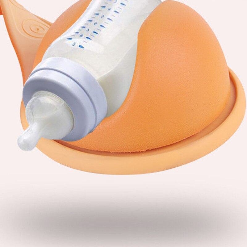 Freihändiger Babyflaschenhalter - Silikon Gurt für entspanntes Füttern