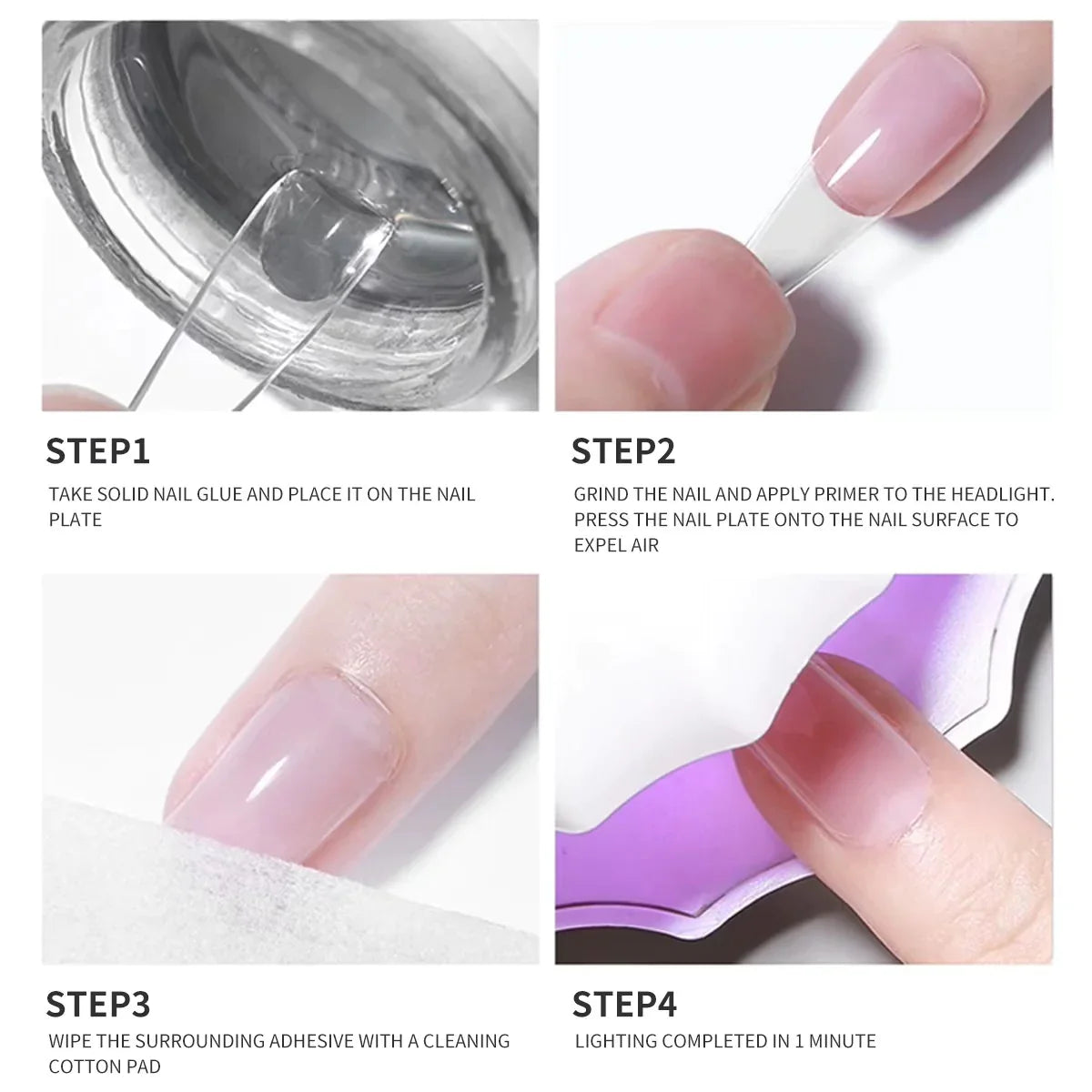 Nagelkleber für Kunstnägel - Starke Haftung & Schnelltrocknend