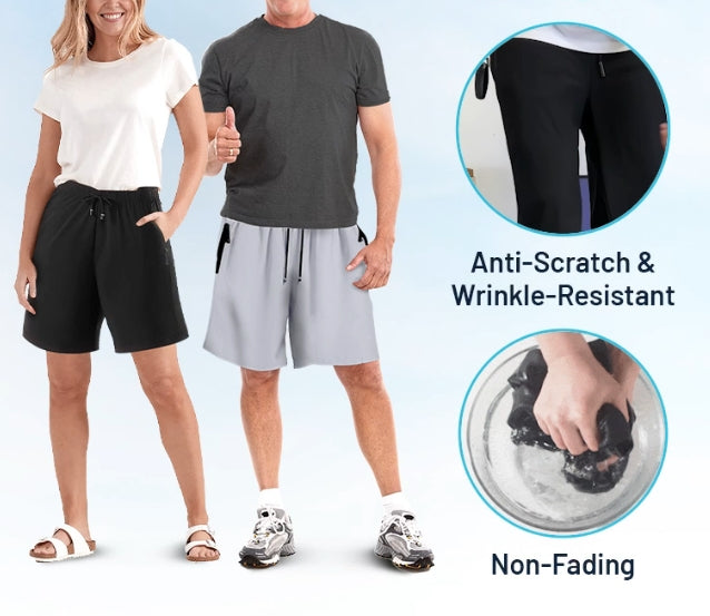 Ice Silk Shorts Unisex - Atmungsaktive Stretch Shorts für Sport