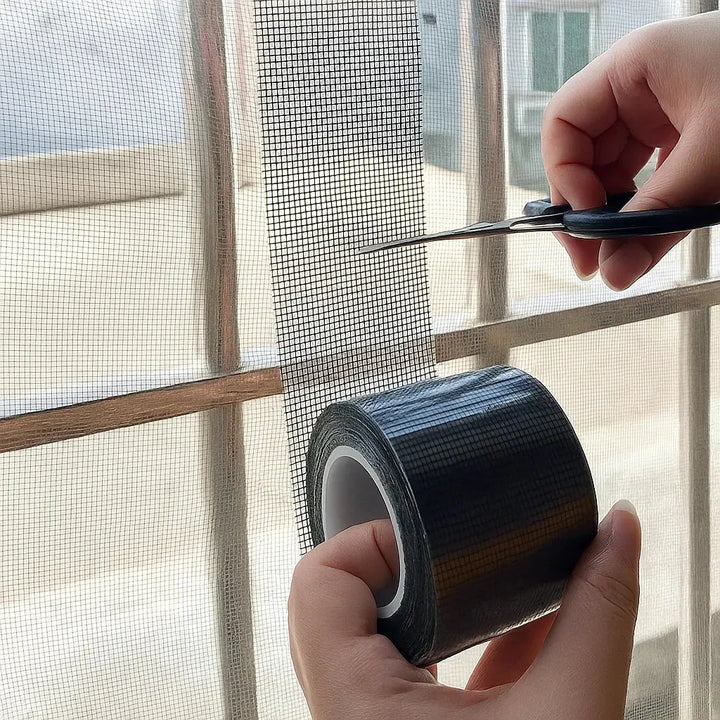 Fliegengitter Reparatur Set - Klebestreifen für Fenster und Türen
