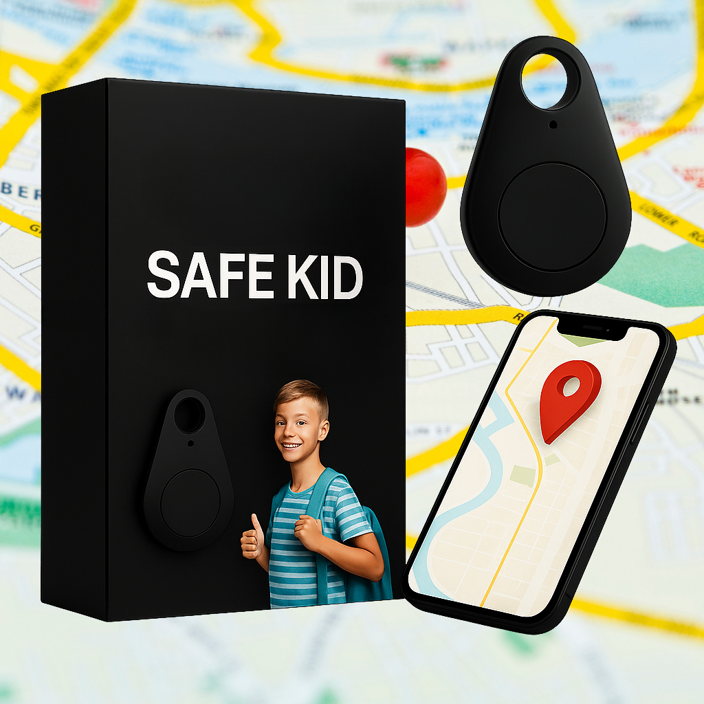 Kinder GPS Tracker wasserdicht mit SOS-Taste – leicht & diskret