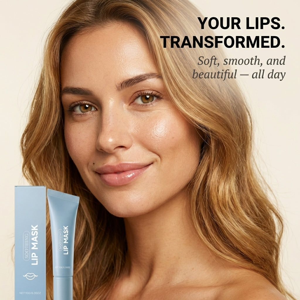 Kühlende Lippenmaske mit Menthol für intensive Feuchtigkeitspflege