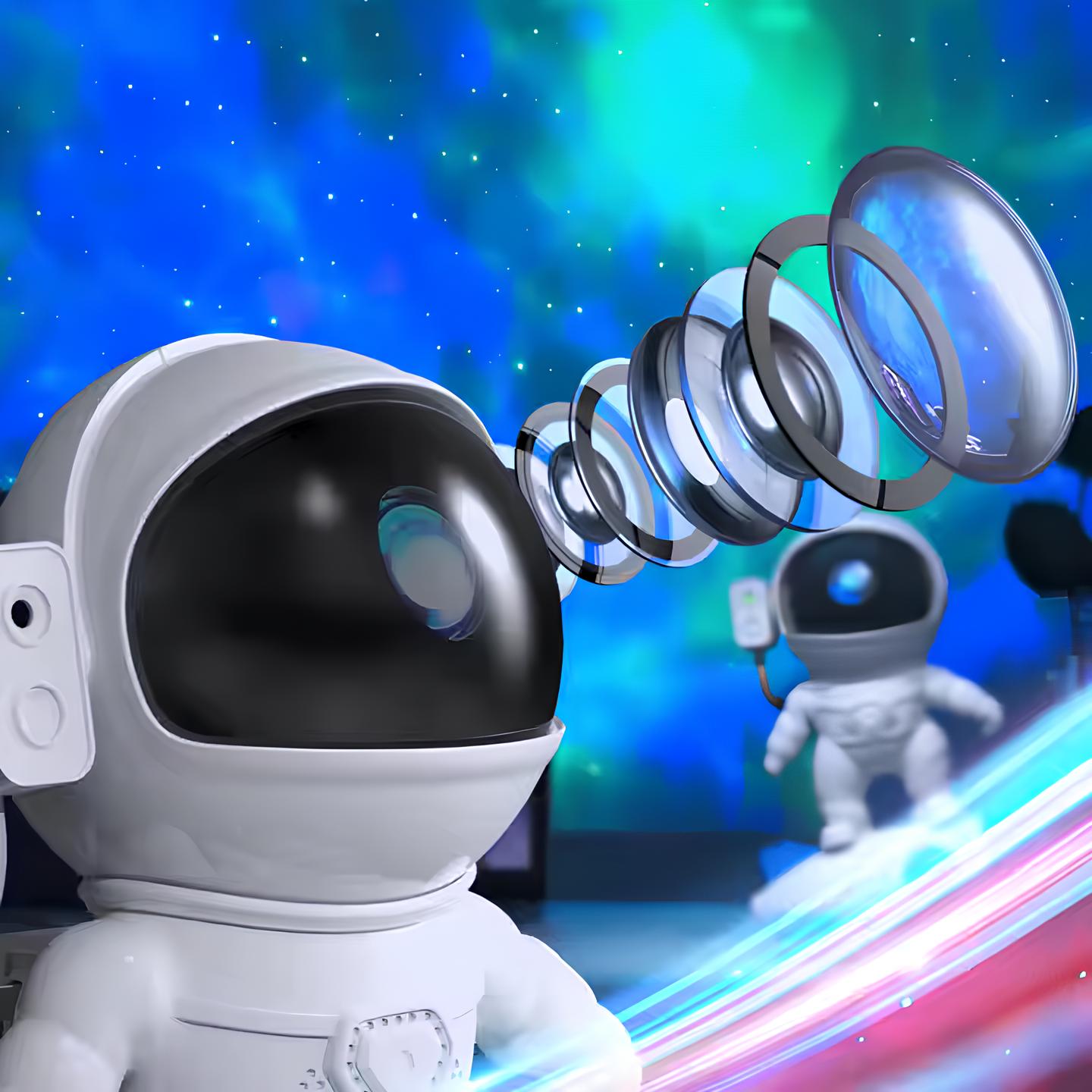 Sternenhimmel Projektor Lampe mit 4K Galaxieprojektion und Raketendesign