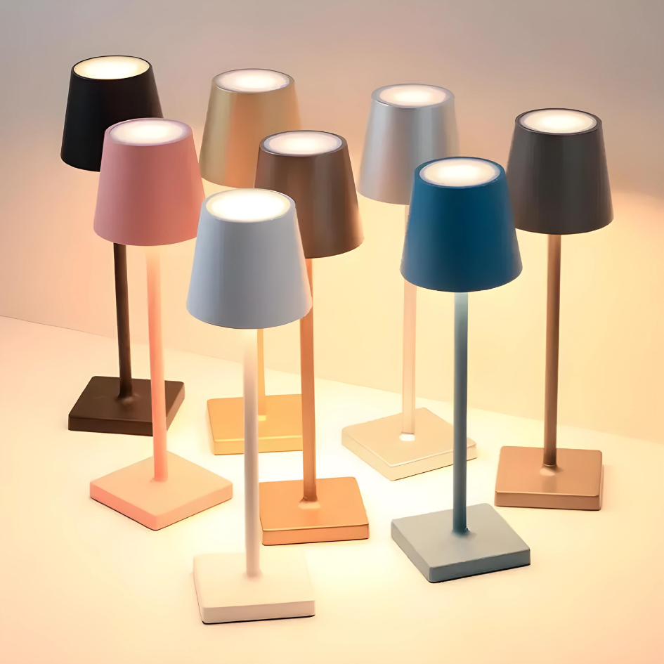 Kabellose LED-Tischlampe dimmbar – skandinavisches Design